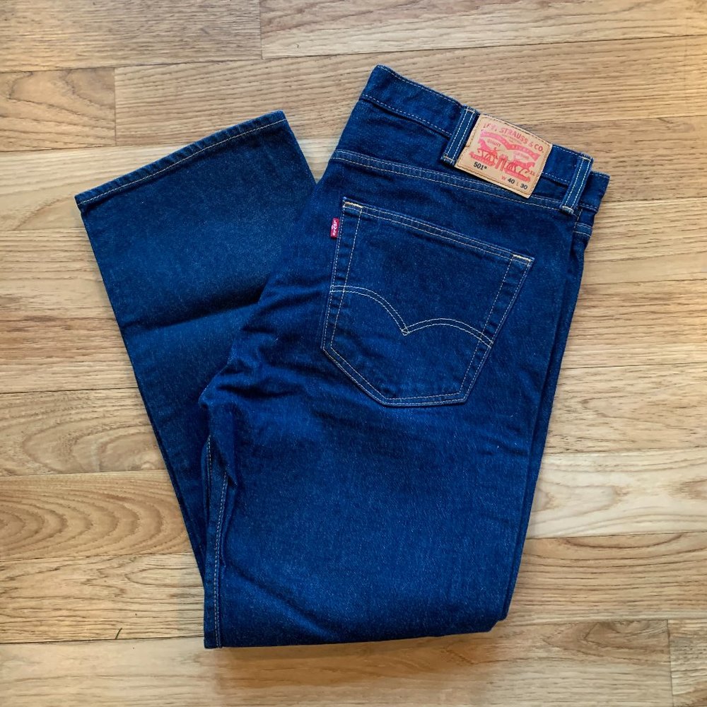 Levi's 501 Dark Denim Men's Jeans - W40 L30